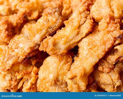 Crispy Fried Chicken Skins stock image. Image of crisp - 296390317