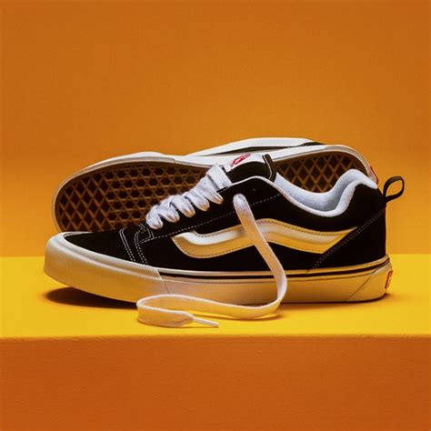 Vans Knu Skool Skate Shoe - Black / True White | Skate shoes, Vans ...