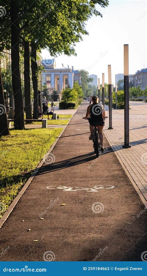 Bike ride in city editorial stock photo. Image of asphalt - 259184663