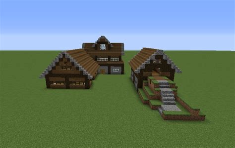 Farm - Blueprints for MineCraft Houses, Castles, Towers, and more | GrabCraft