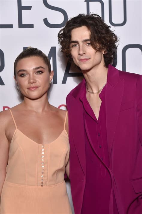 Florence Pugh and Timothée Chalamet at the Little Women Premiere in Paris | See Photos of the ...