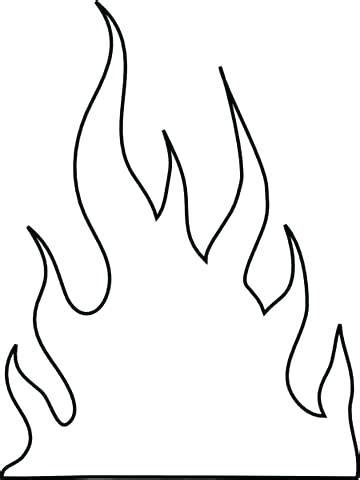 Fire Flames Coloring Pages at GetDrawings | Free download