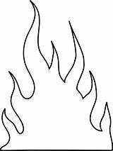 Fire Flames Coloring Pages Getdrawings Sketch Page sketch template