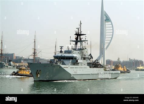 HMS Severn a River Class off shore patrol ship Fishery Protection ...