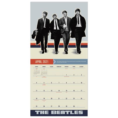 Rock & Roll 2021 Wall Calendar | Shop the Musictoday Merchandise ...