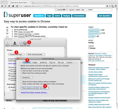 browser addons - Easy way to access cookies in Chrome - Super User