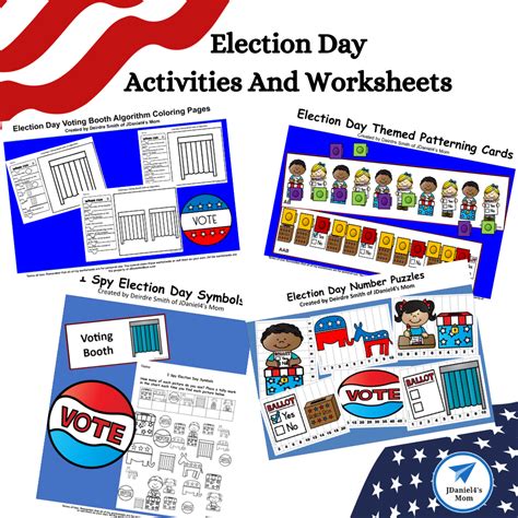 Election Day Activities and Worksheets - JDaniel4s Mom