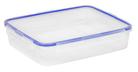 Snapware 8-Cup Airtight Rectangle Food Storage Container, Plastic Large ...