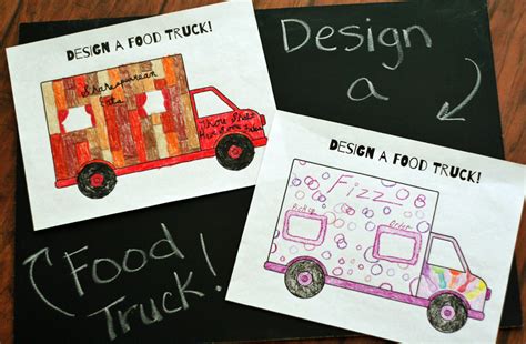 Blank Food Truck Design Template