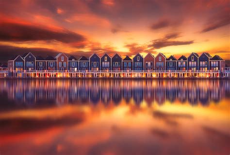 Cool architecture in Houten, Holland. | Rainbow house, Holland, Amazing architecture