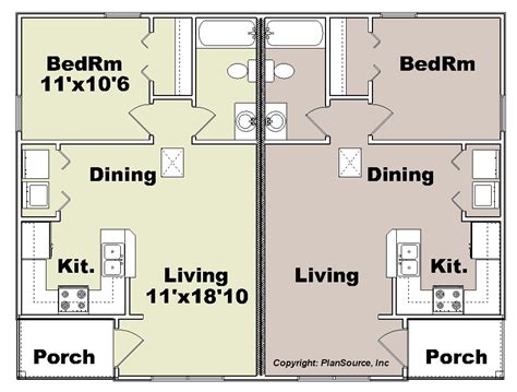 19 Genius One Bedroom Duplex Plans - House Plans | 35703