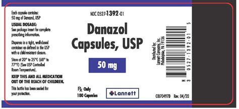 Product Images Danazol Photos - Packaging, Labels & Appearance