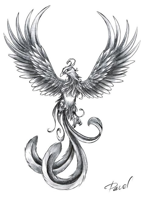 rising tattoo phoenix - Clip Art Library