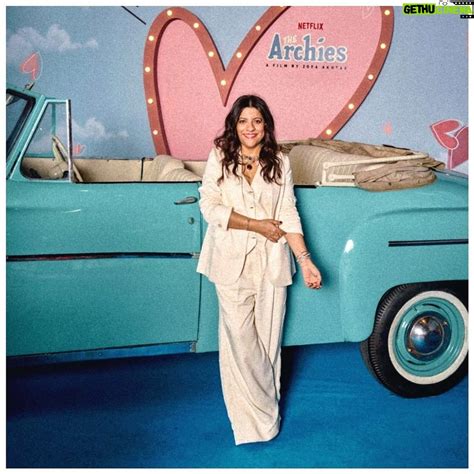 Zoya Akhtar Instagram - Blue cars and Pink hearts #thearchies # ...