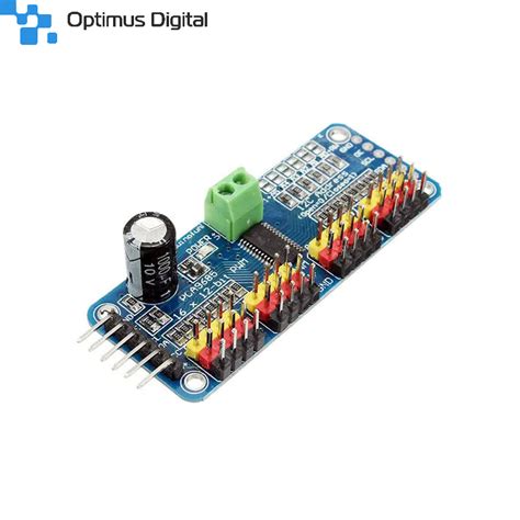 PCA9685 16-Channel PWM Controller with I2C Interface - Optimus Digital