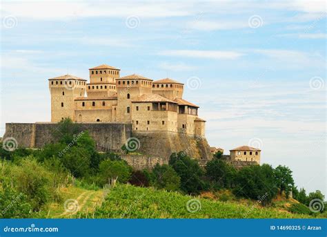 Historic Torrechiara Castle Stock Photo | CartoonDealer.com #22827342