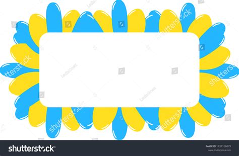 Colourful Vector Frame Balloons Invitation Border Stock Vector (Royalty ...