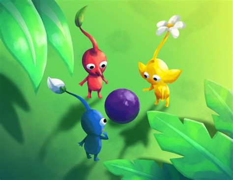 Pin by Lessnumber 22889 on Pikmin | Nintendo fan art, Kawaii anime, Game art