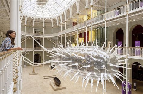 An Enormous 'E.coli' Floats Through the National Museum of Scotland at 5 Million Times Its ...