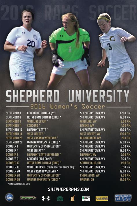 Shepherd Women's Soccer Poster