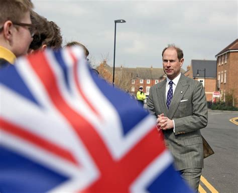 Snapped: Prince Edward Visits Uplands School