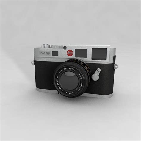 Leica M9 Digital Camera 3d model