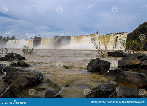 The Chitrakote Waterfalls stock image. Image of nature - 217999071