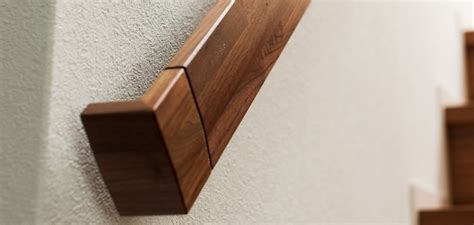 Wall Mounted Handrails Wood | Stair Designs