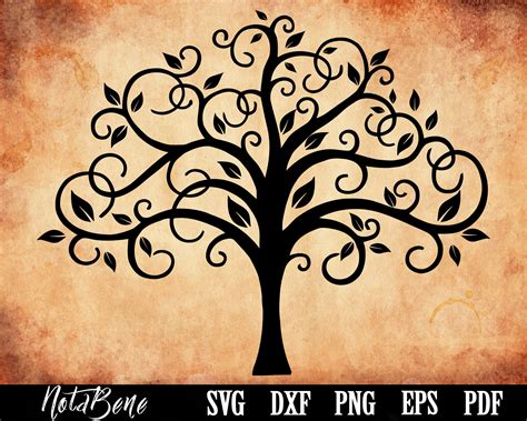 Tree SVG Family Tree Svg Family Svg Tree Monogram Family - Etsy UK