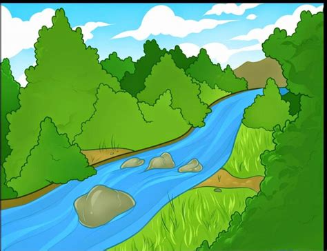 Stream River Clipart Png - canvas-nexus