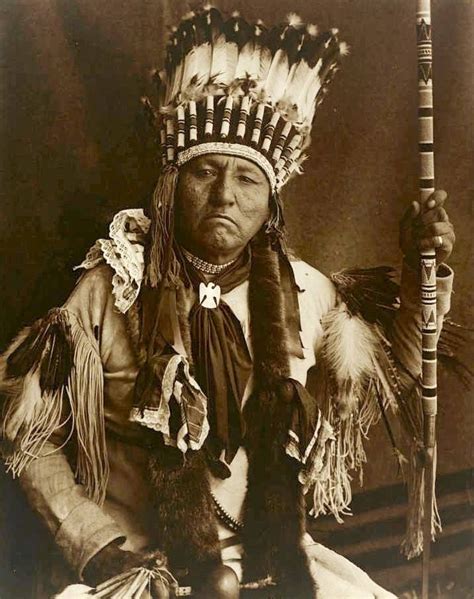 Comanche Chief Tah Cha Chi (aka Chief Timbo, or Hairless). Photo from 1908-1913 by Joseph ...