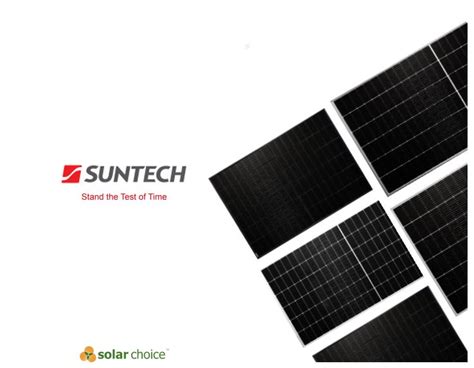 Suntech Solar Panels: An Independent Review by Solar Choice