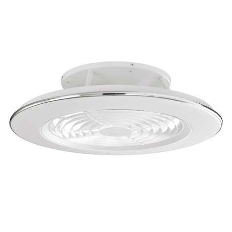 Alisio White 70w LED Dimmable Ceiling Fan and Light with Remote Control
