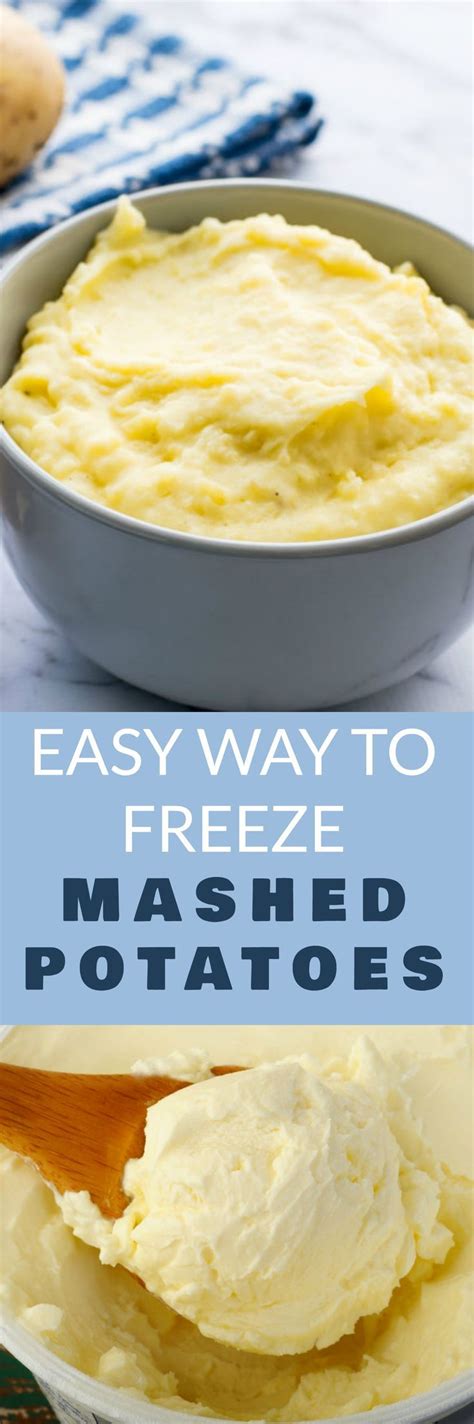 How to Freeze Mashed Potatoes | Recipe | Freezing mashed potatoes ...