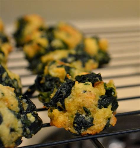 Simple Savory & Satisfying: Spinach Balls with a Spicy Tomato Dipping Sauce