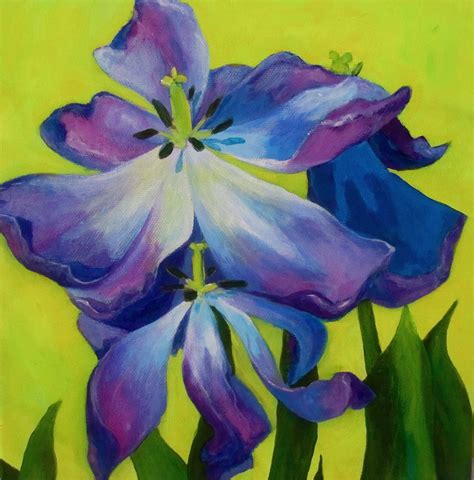 Patricia MacDonald: My Painting Life: Purple Tulips