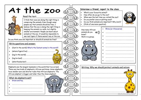 Dear Zoo Animal Bingo Worksheet - Free Esl Printable Worksheets Made - Free Printable Zoo ...