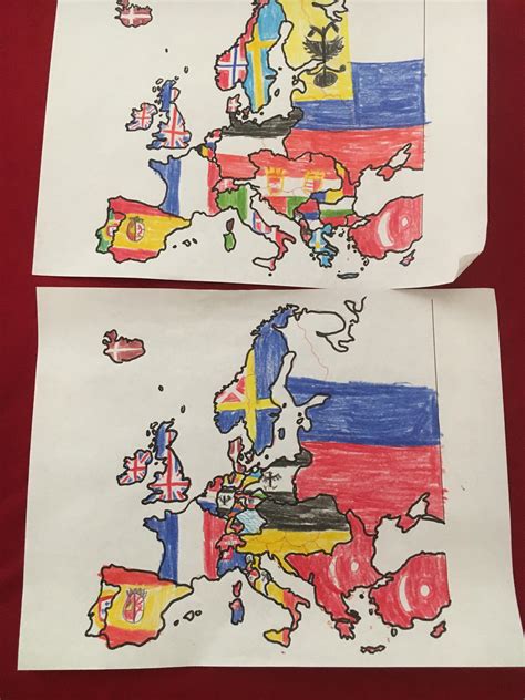 Flag maps of Europe 1914 (top) and 1815 (bottom) : r/vexillology