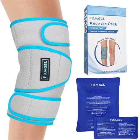 Buy Knee Ice Pack Wrap, Hot & Cold Compression Therapy Ice Pack for ...