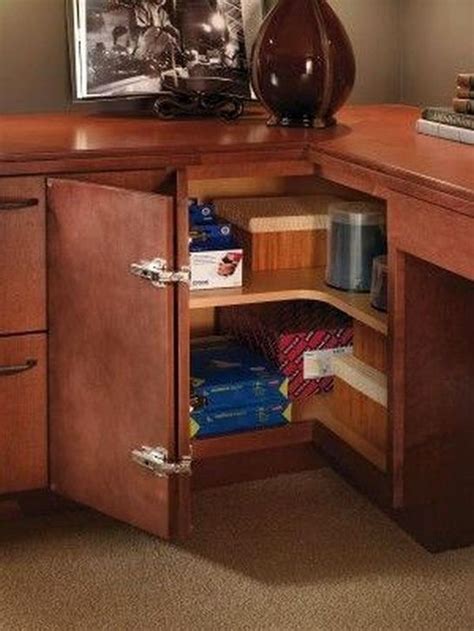 45 Gorgeous Corner Cabinet Storage Ideas For Your Kitchen | Cabinet storage solutions, Corner ...