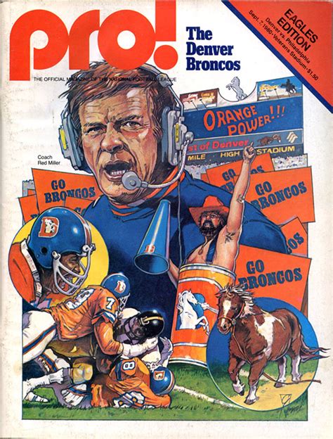 NFL Program: Philadelphia Eagles vs. Denver Broncos (September 7, 1980 ...