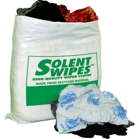 Solent Cleaning Industrial Rags - 10kg SOL-930-1000K | Cromwell Tools