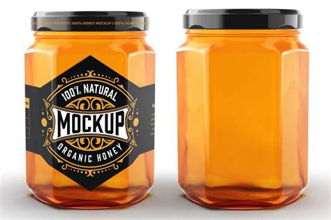 20+ Beautiful Honey Bottle Mockup PSD Templates - Mockup Den