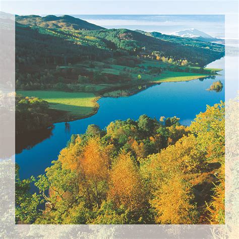 Inspiration Greeting Card Loch Tummel - Island Blue