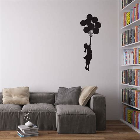 Banksy Balloon Girl Vinyl Wall Decal By Vinyl Revolution