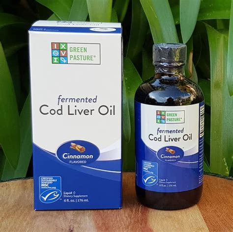 Fermented Cod Liver Oil, 176ml, Cinnamon | Organic Choice