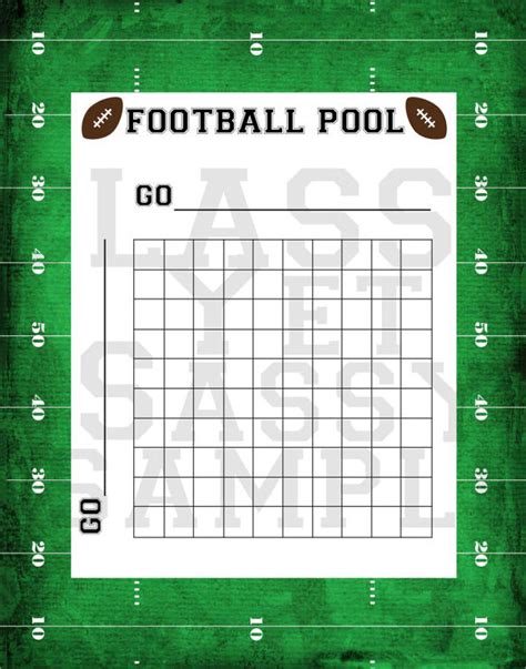 Free Football Pool Template Excel - Free Printable Templates