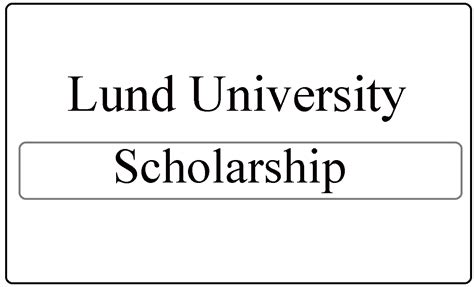 Lund University Jubilee Masters Scholarships 2024