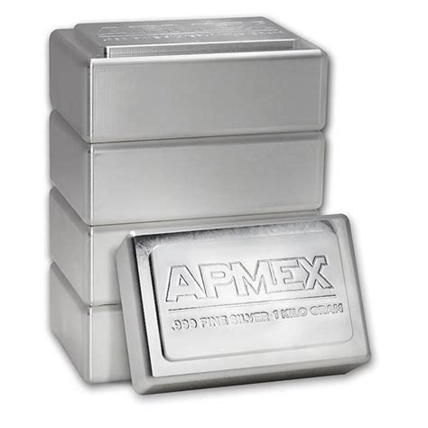 Buy 1 kilo Silver Bar - APMEX (Stackable) | APMEX