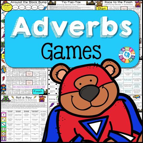 Adverbs Games – Games 4 Gains